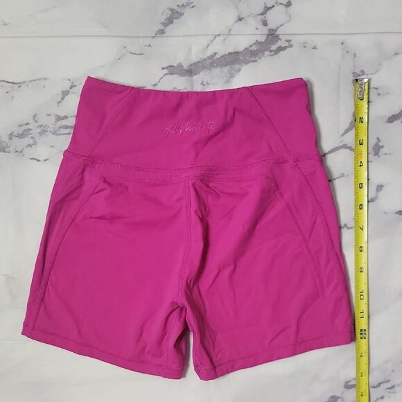 Alphalete Magenta Women's Bike Shorts - Picture 5 of 5